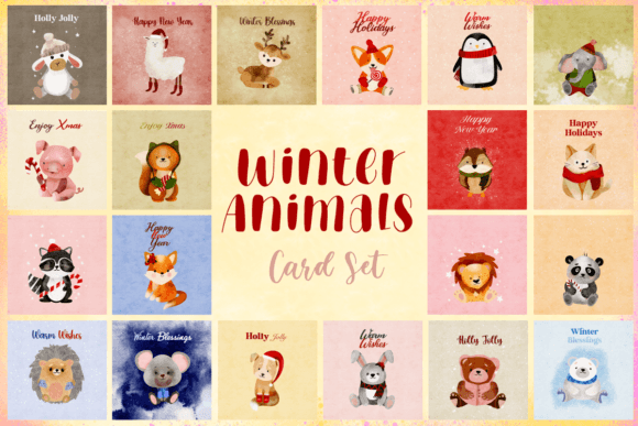 A Designer's Review of the Winter Animals Card Set Crafts