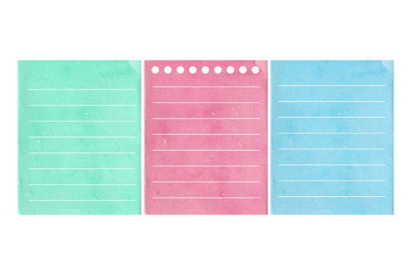 A Designer’s Review of the Sticky Notes Watercolor Graphics
