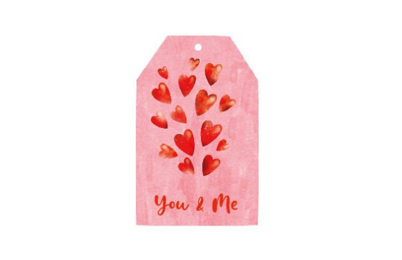 A Watercolor Craft Gift Tag for Valentine's Day Branding
