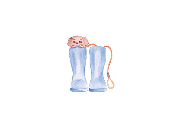 A Watercolor Illustration Perfect for Spring Crafts