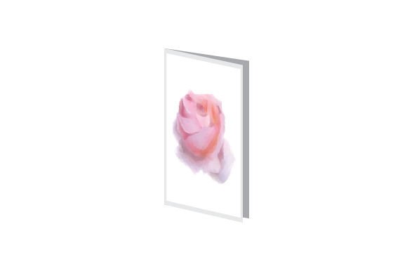 A Watercolor Rose for Handmade Crafts and Nature-Inspired Design