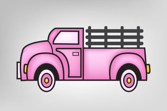 Designing with a Watercolor Easter Truck Graphic