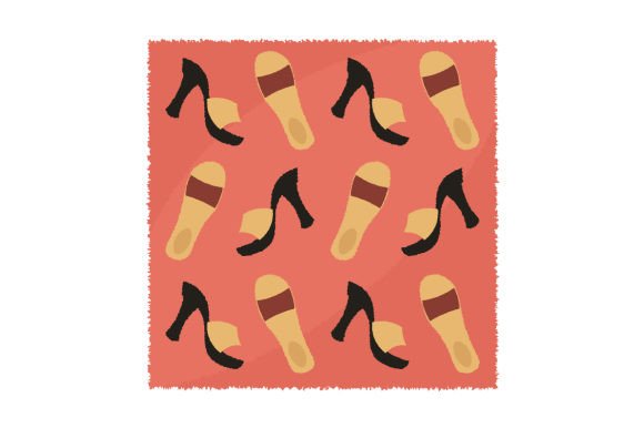 Heels & Sandals Watercolor Pattern for Crafts & Beauty Content