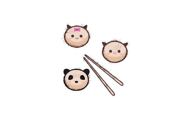 Kawaii Baos Watercolor: Adorable Food Crafts for Your Shop