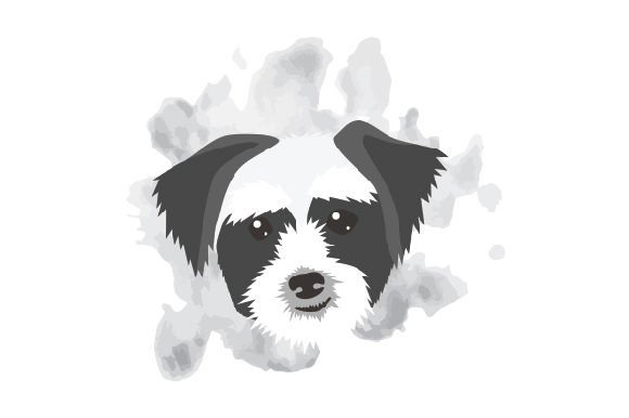 Morkie Portrait: A Watercolor Dog Design for Handmade Crafts