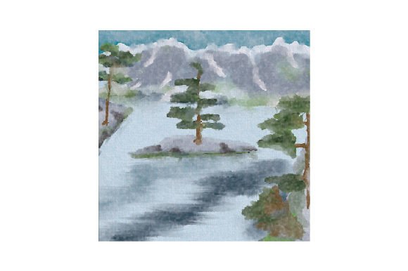 Reviewing the Alpine Lake Watercolor for Small Business Craftsmanship
