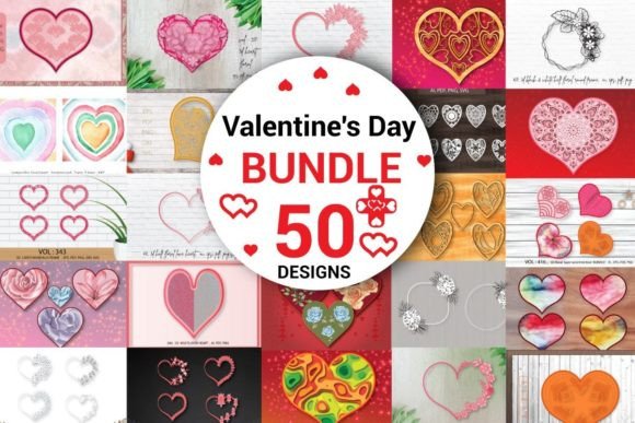 Reviewing the Valentine's Heart Mega Bundle for Client Design
